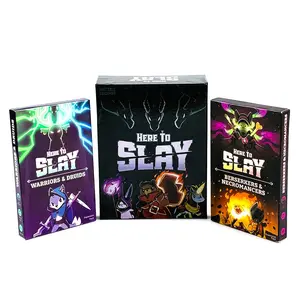 Three Dark Fantasy Theme Tabletop Duel Card Games, Warrior Mage Battle Cards Gift, Holiday Magic Party, Family Strategy Board Game, Multiplayer Battle Card Game, Card Deck, 1-piece Set, Expansion Card