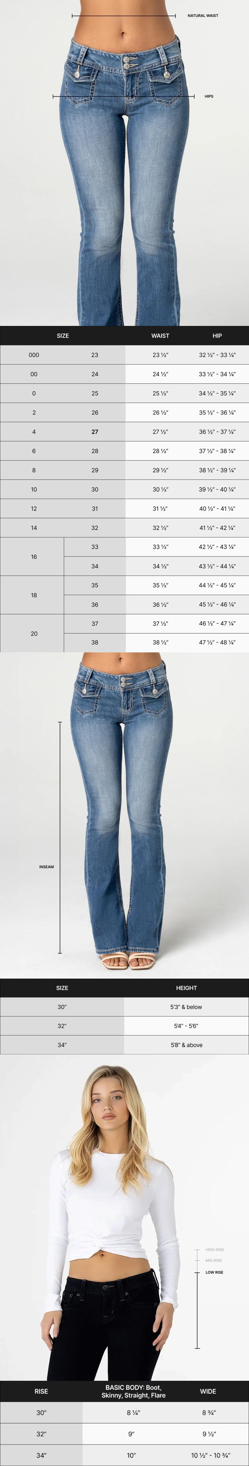 MissMe Gone Mayhem Slim Wide Jean - Mid-Rise Below the Ankle Denim with Embroidered Gothic Logo & Rhinestone Accents