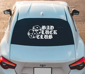 Bad Luck Club BANNER - Adhesive Vinyl Decal
