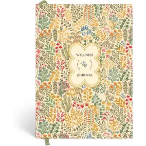 Fairy Flies 12 Week Wellness Journal - Floral Hardback | Log Intentions Sleep & Energy, Morning & Evening | Weekly & Monthly CheckIn | Undated Planner | Reflection, Mindfulness | Self Care