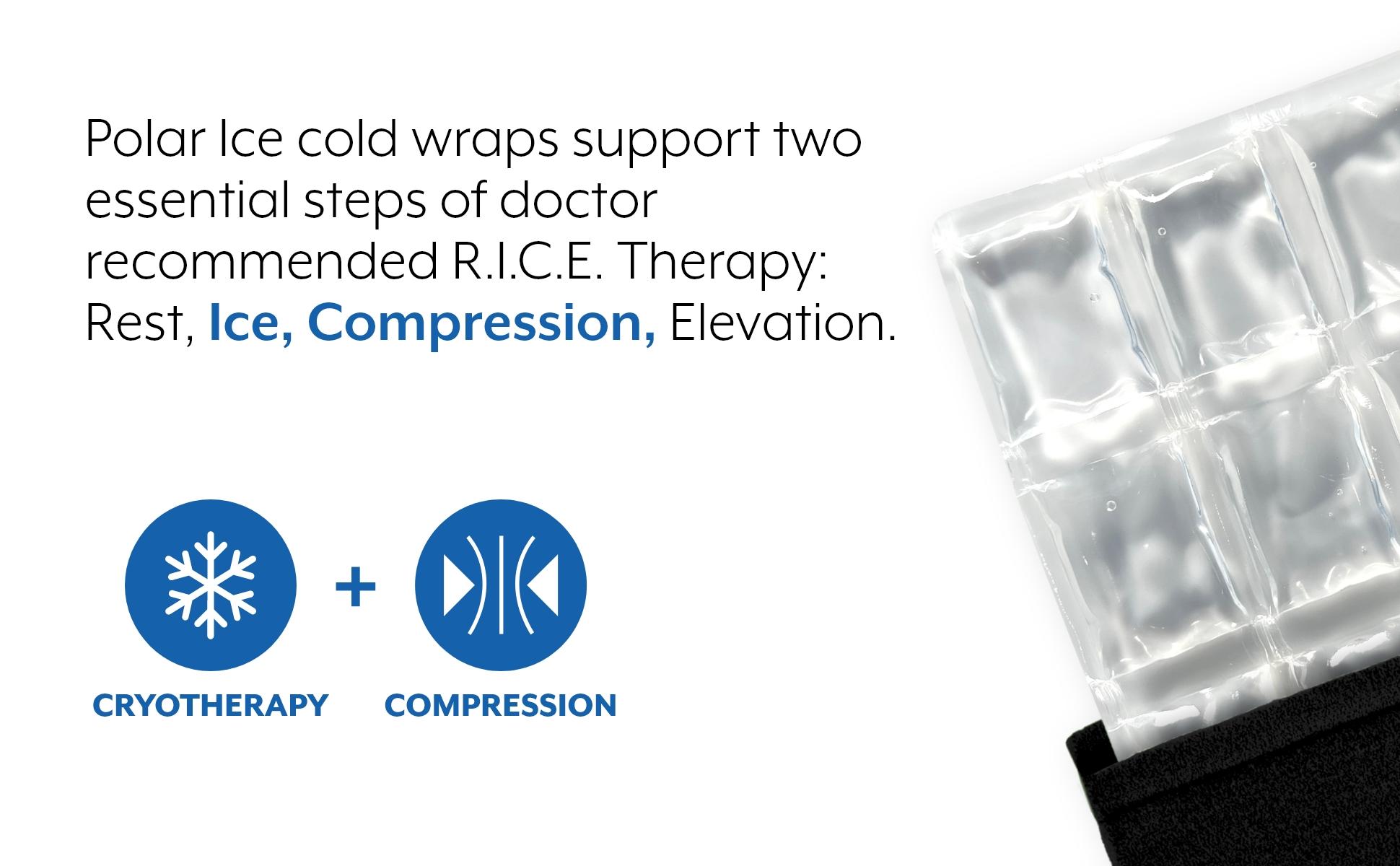 Brownmed Polar Ice Hot/Cold Glove - Versatile Patented Therapeutic Glove for Effective Hand and Wrist Relief