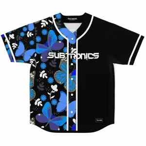 Subtronics  Baseball Jersey EDM Music Shirt, EDM Festival Family Gift, Unisex Breathable Men's Jersey, 420 Lover Graphic Shirt, Gift For Baseball Fan EDM Electronics Music