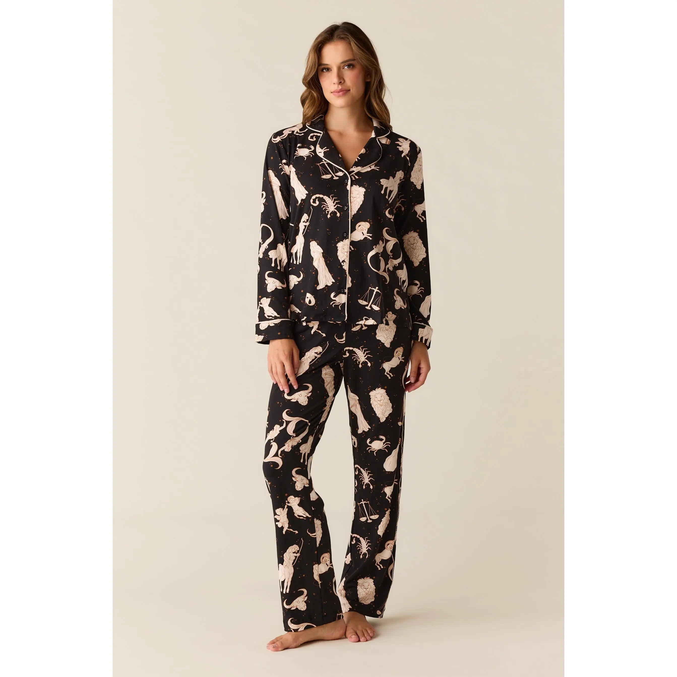 Winter Cloud Jersey PJ Set in Zodiac