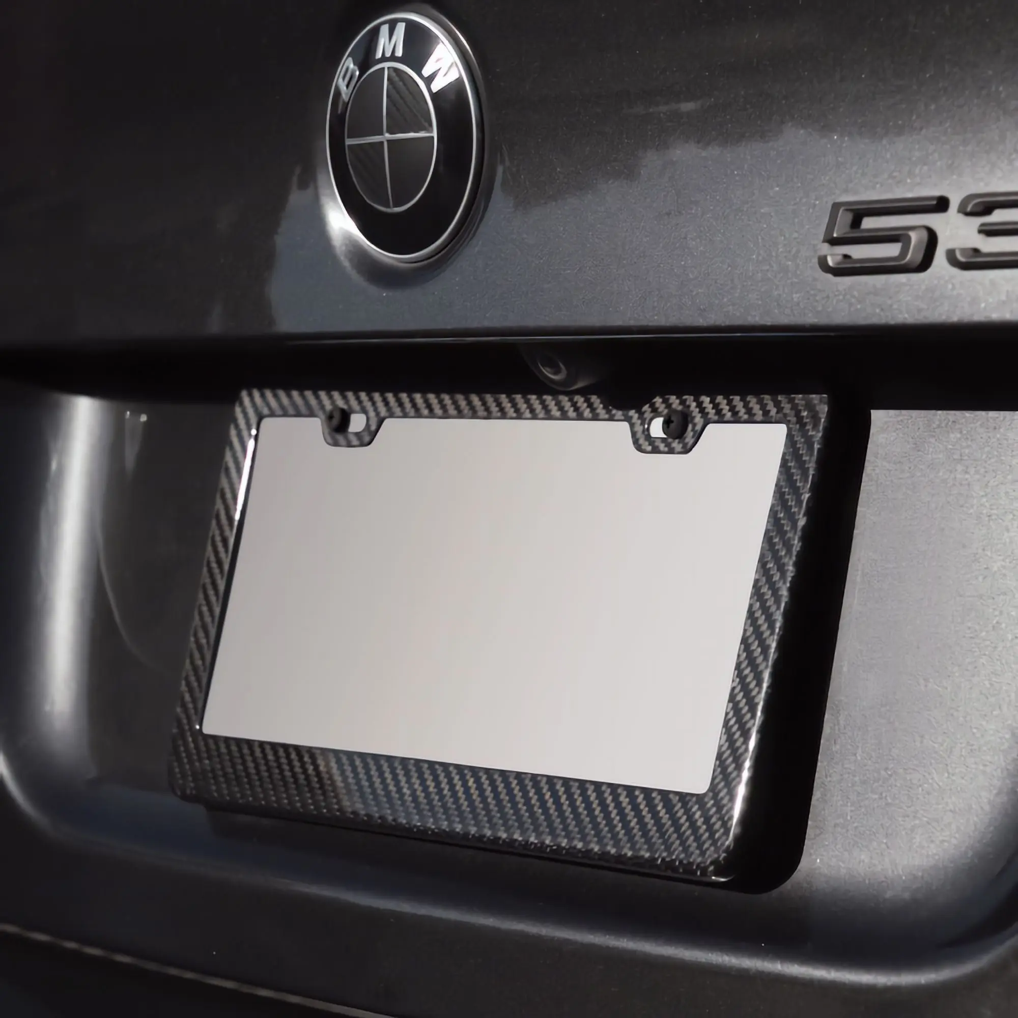 Carbon Fiber License Plate Frame