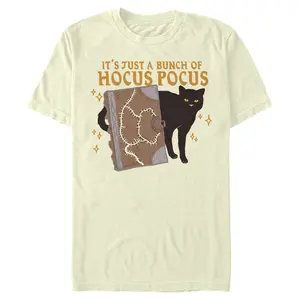 Men's Disney Hocus Pocus Binx Spellbook T-Shirt