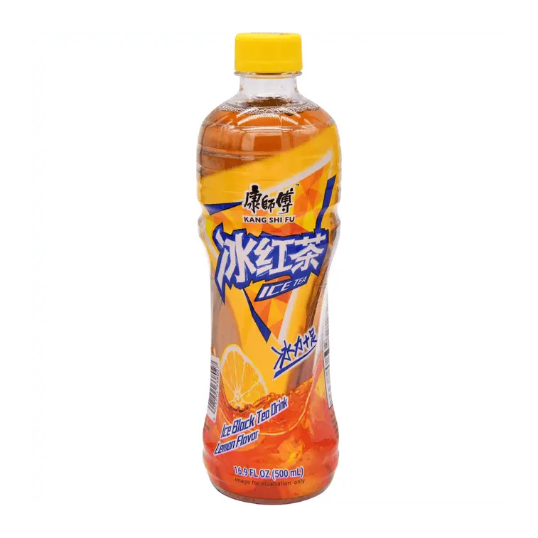 Master Kong Iced Lemon Black Tea 4 Bottles Refreshing Beverage