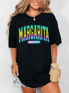 Margarita Weather ~ Unisex Short Sleeve CC Garment Dyed T-Shirt Printed in the USA