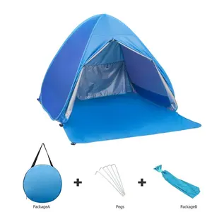 Lpxpass Beach Tent Pop-Up Sun Shelter – 1-4 People, UPF 50+, Quick Setup, Portable Outdoor Tent for Camping, Beach & Sports Activities