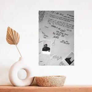 Poster  XXX 17 Album Cover Art Merch XXX Bad Vibes Forever Skins Trap Music Aesthetic Cool Wall Art Print Poster