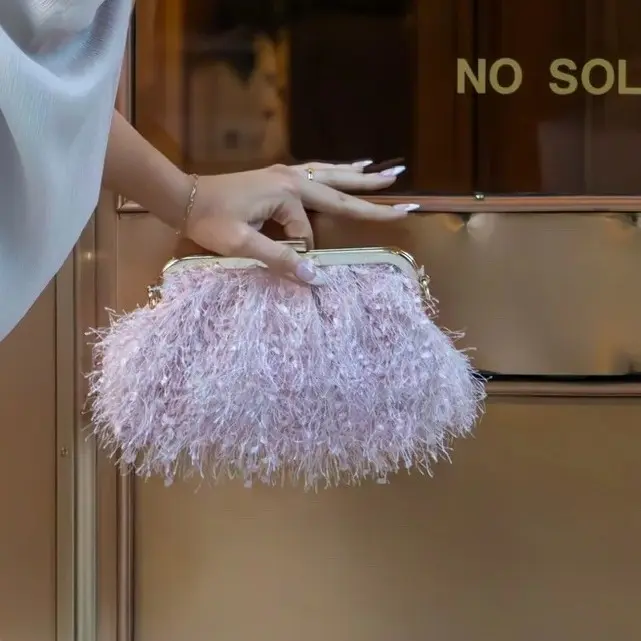 Blair Feather Bag