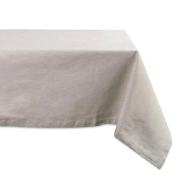 Design Imports Solid Chambray 60" x 120" Tablecloth Design Imports Solid Chambray 60" x 120" Tablecloth