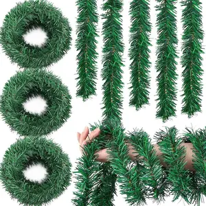 Artificial Ivy Leaf wreath Outdoor Garden courtyard Festival party DIY gift Christmas tree Decor