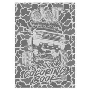 Dirty Diesel Supply Version 10 Truck Coloring Book - Over 100 Pages of Unique Designs for Kids & Adults