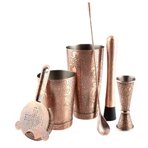 Olea™ Brushed Copper Bar Set - Fairy Pattern