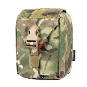 VOTAGOO Portable IFAK Pouch - Tactical MOLLE Medical Pouch, 500D Nylon  Rip-Away EMT Bag, Water-resistant Trauma Organizer with Quick-Release Buckle, EDC Belt Vest Survival Emergency Pack