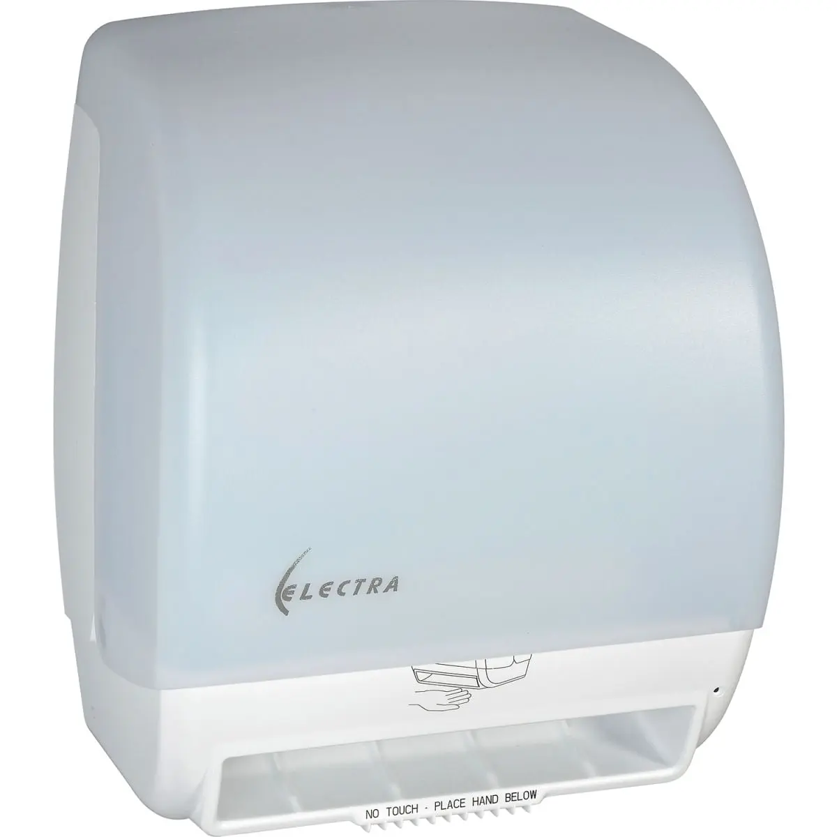 Palmer Fixture 1556330 Automatic Adjustable Touchless Paper Towel Roll Dispenser - White, Metal-Plastic Construction, Sanitation-Focused, Auto Shut Off, Hands-Free Use, Low Battery Light, 5.5 lbs, Bathroom Home Supply