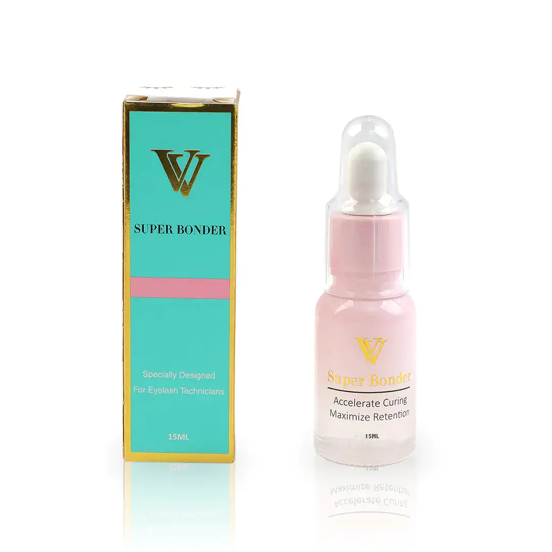 Eyelash Extension Super Bonder, Enhances Bonding & Retention, Boosts Flexibility, Hypoallergenic Glue Sealer for Classic and Volume Lashes, 10ml, Increases Retention, Eyelashes Extensions, Cosmetic