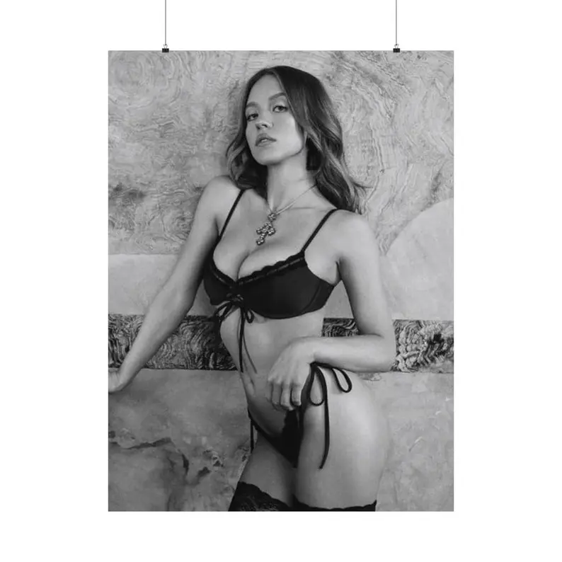 Sydney Sweeney Poster black and white