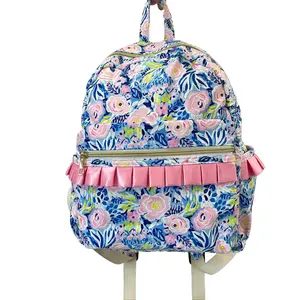 girl backpack floral flower backpack school bag travel backpacks