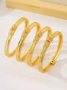 Classic Elegant & Luxurious Women's Bracelet, Copper Material Electroplated 24k, Perfect for Daily Wear, Weddings, Parties
