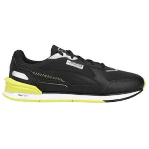 PUMA Mens Mercedes Amg Petronas F1 X Low Racer Lace Up Sneakers Shoes Casual - Black
