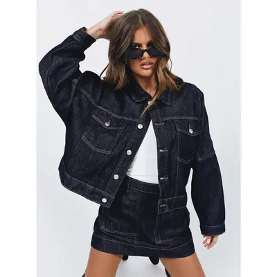 Everlane Denim Jacket Washed Black Everlane Denim Size 14 TikTok Shop