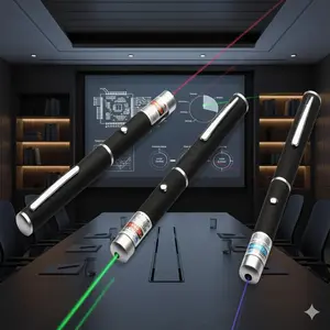 Ultra-Bright Laser Pointer: 500m Range, Red Green Blue Purple Options, Remote Control for Presentations, Teaching, Pet Training. Portable, Anti-Slip, Safe Design. Perfect for Lectures, Conferences, and Outdoor Use. Wireless Presenter Remote