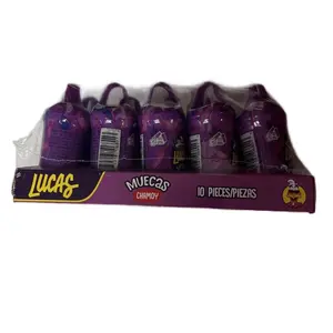 Lucas Muecas chamoy flavored lollipop with chili powder 10 count