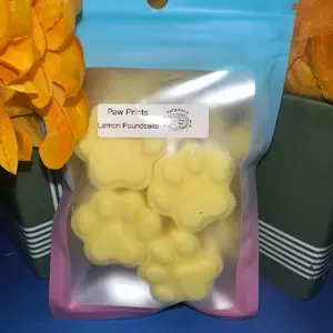 Lemon Poundcake Paw Print Wax Melts