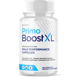 (1 Pack) Primo Boost XL Advanced Daily Vitality & Wellness Support PrimoBoost XL Supplement 60 Capsules