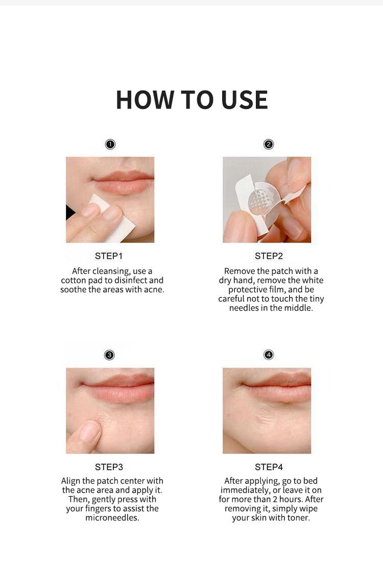 Soluble Microcrystalline Pimple Patch with Hyaluronic Acid | Deep Penetration, Skin Repair & Blemish Care