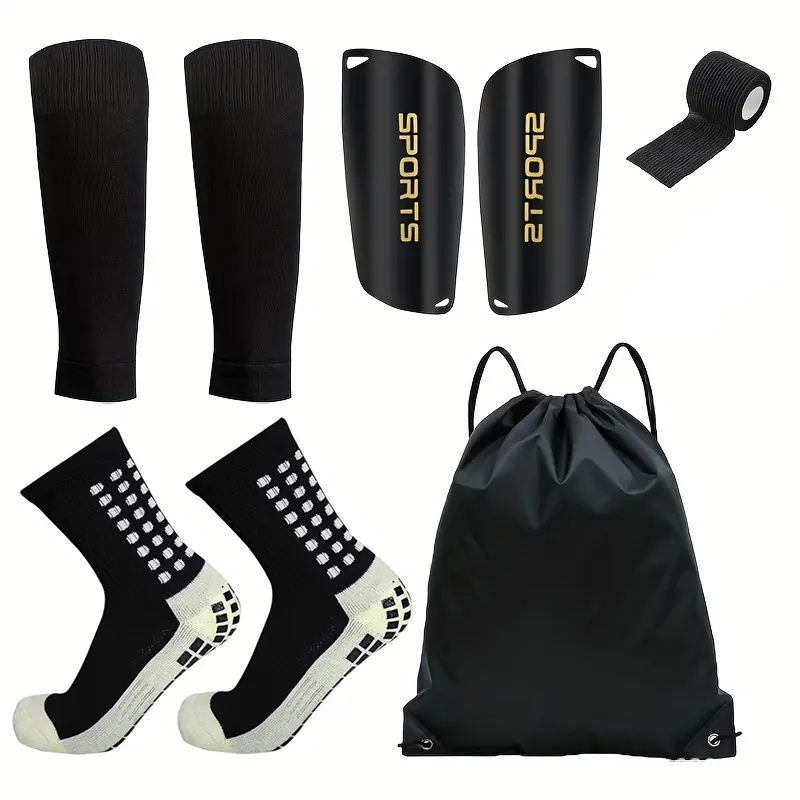 Black 5 piece set (1 roll bandage)