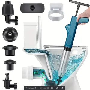 High-Pressure Air Drain Blaster – Toilet & Pipe Unclogger Tool