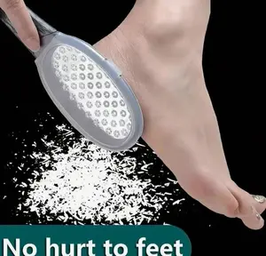 Set Of 2 Hypoallergenic Metal Foot Files & Scrapers - Ideal for Smoothing Dry Skin & Removing Thick Callus, Essential Foot Care Tools, Sturdy & Durable