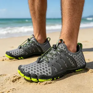 Men's Barefoot Water Shoes Quick Dry Non-Slip Aqua Shoes for Beach Swimming Surf Hiking