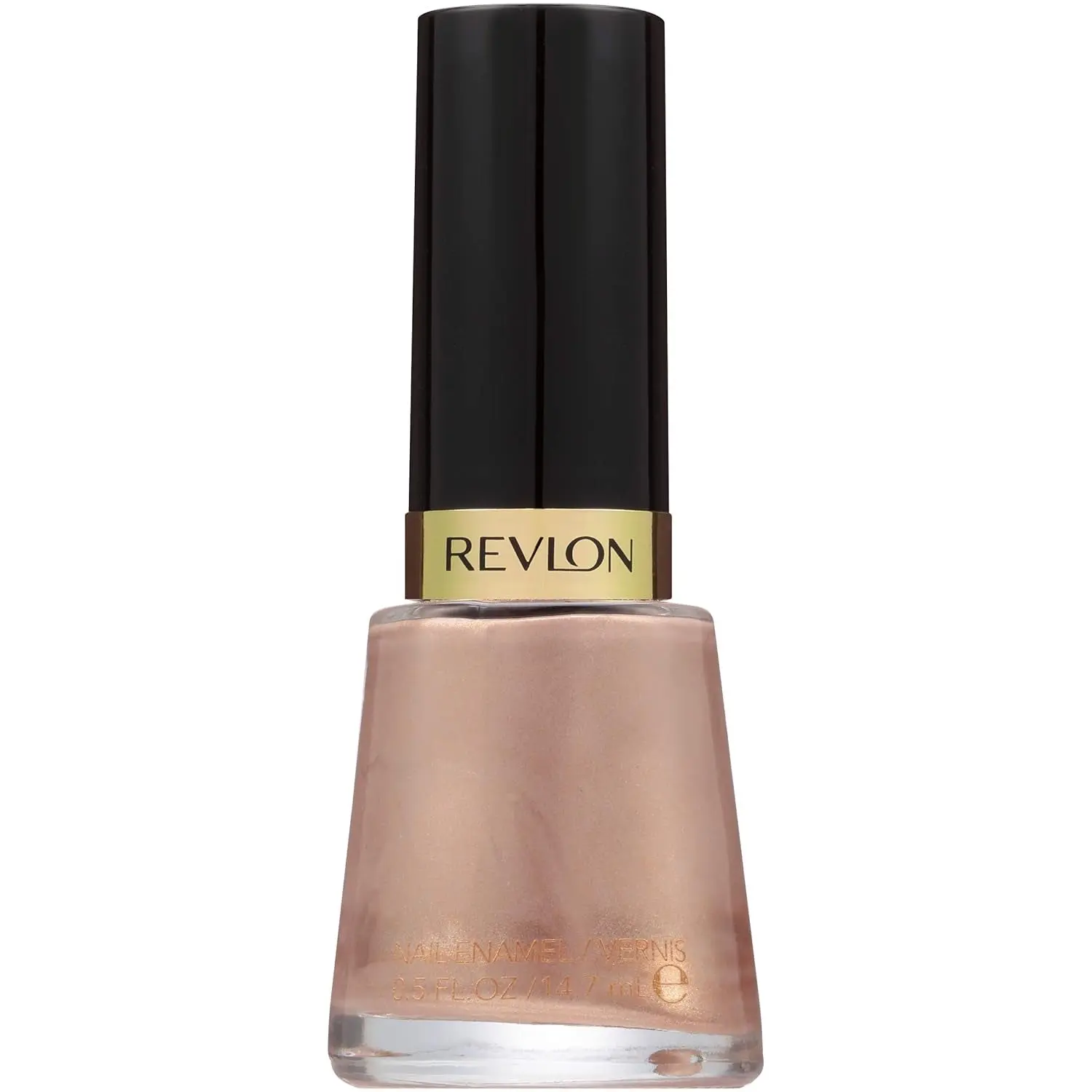 Nail Enamel, Chip Resistant Nail Polish, Glossy Shine Finish, in Nude/Brown, 915 Creme Brulee, 0.5 oz