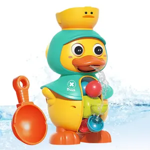 Babies bath toys,/duck bath toys | Bathroom powerful sucker spoon, fun bath time for babies, baby pool gifts for boys and girls over 18 months old.