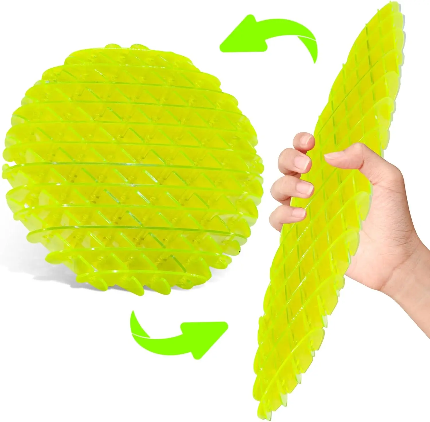 Fidget Worm Toy, slug Fidget Toy, Sensory Slug Fidget Toy, Fidget Toys for Kids & Adults, Resistance Fidget Toys Stress Anxiety Relief.(3D Elastic mesh - 4.7In)