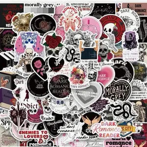 Sticker pack: 10 Dark Romance + Morally Grey to decorate your kindle Decorative Fan