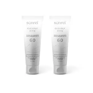 Clearly Zinq SPF 60 Mineral Body Gel Sunscreen 2-Pack Bundle