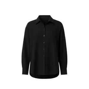 Clarissa Woven Button-Down Top