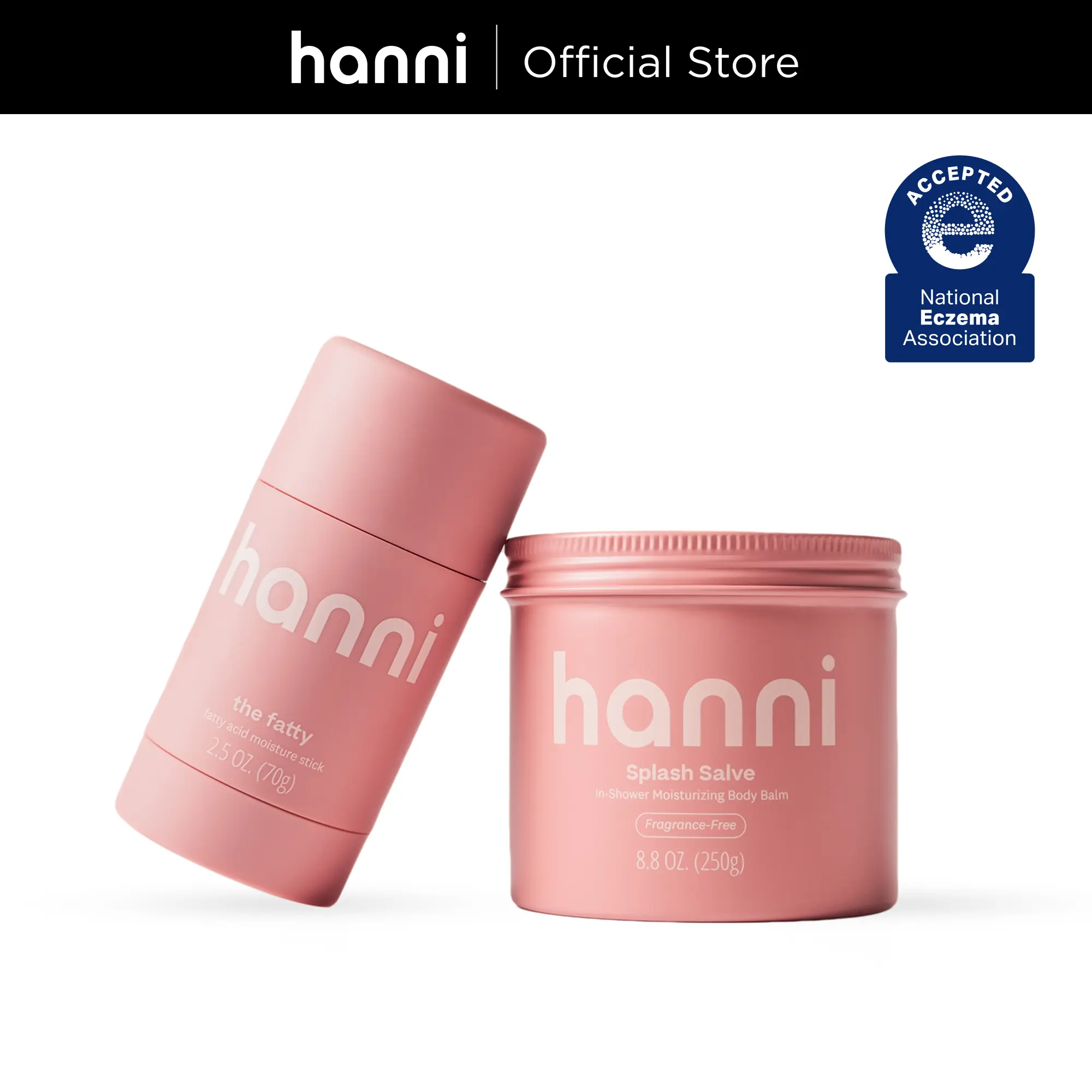 [Hanni Official] The Sensitive Skin Starter Kit (The Fatty + Fragrance Free Splash Salve)