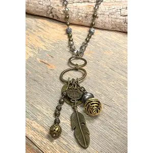 Acacia Necklace Feather