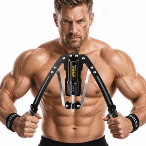 Hydraulic Power Twister for Upper Body, Arm Exercise Equipment, Chest Workout, Adjustable 44-440lbs, Workout Equipment, Home Fitness, Gift for Lover