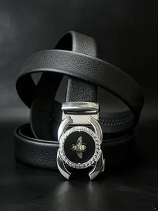 Men's Fashion Leopard Print Belt, Casual Denim Belt, High-End Design, Perfect for Young Adults, Stylish and Durable Accessory