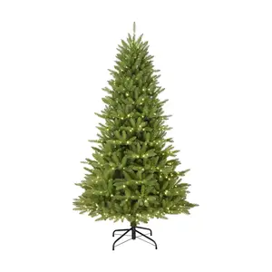 Puleo Pre-Lit 7.5' Fraser Fir Artificial Christmas Tree