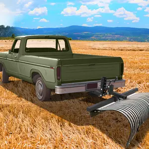 【GARVEE】Manual Implement Lift for ATV/UTV with 1-Point Lift System, Compatible with 2-Inch Receiver, 50-Inch Width, Durable Black Finish