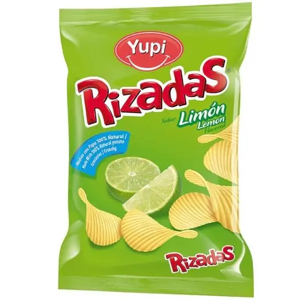 Yupi Rizadas de limón 100g