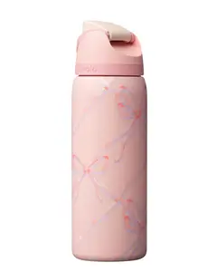 Owala 32oz Stainless Steel Water Bottle - Pretty in pink - meet the Sugar Plum Fairy - Real life photo