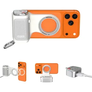 MOCA -  Camera Grip - for  Camera Control with Removable Remote & Built-in ,  Phone Camera Grip No Need App Support iOS26/17/18, Fun Shot  Grip with 1/4 Nut